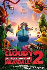 Cloudy with A Chance Of Meatballs 2 (2013) Hindi Dubbed Movie